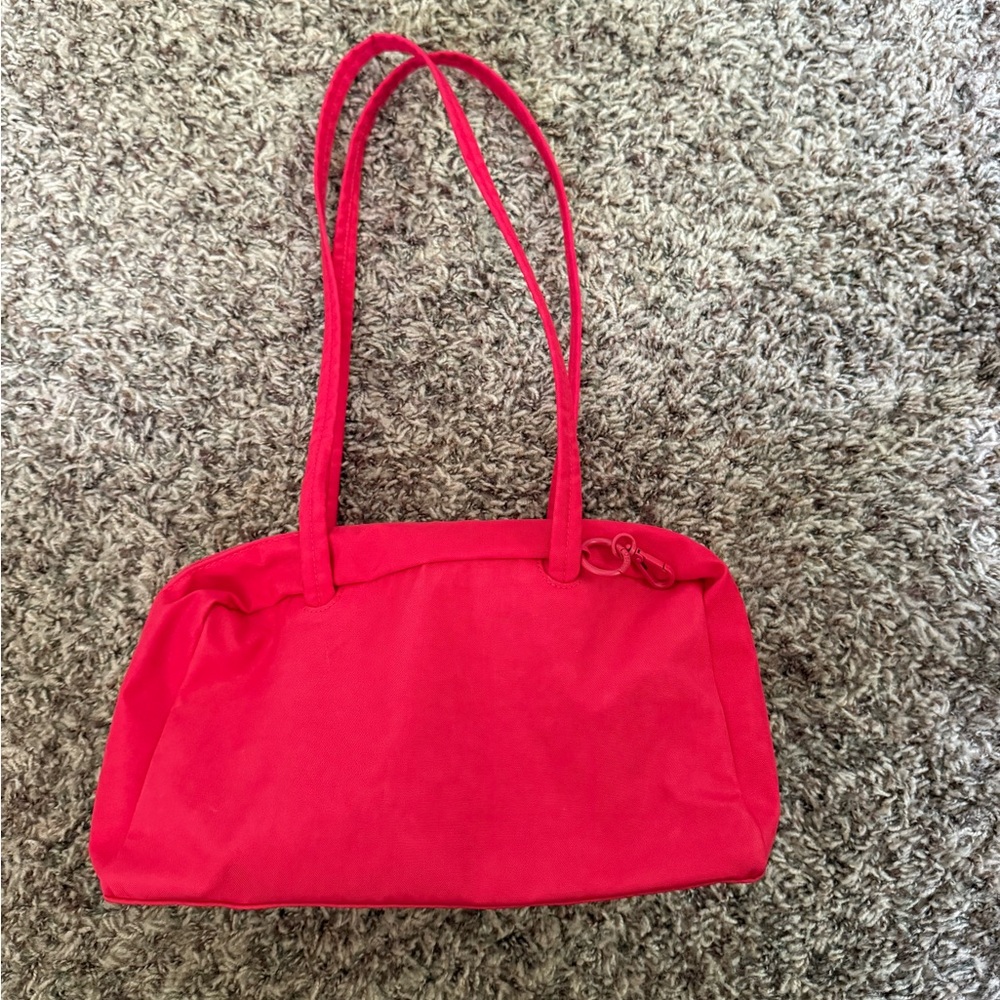 Baggu Bowler Bag in Candy Apple Red